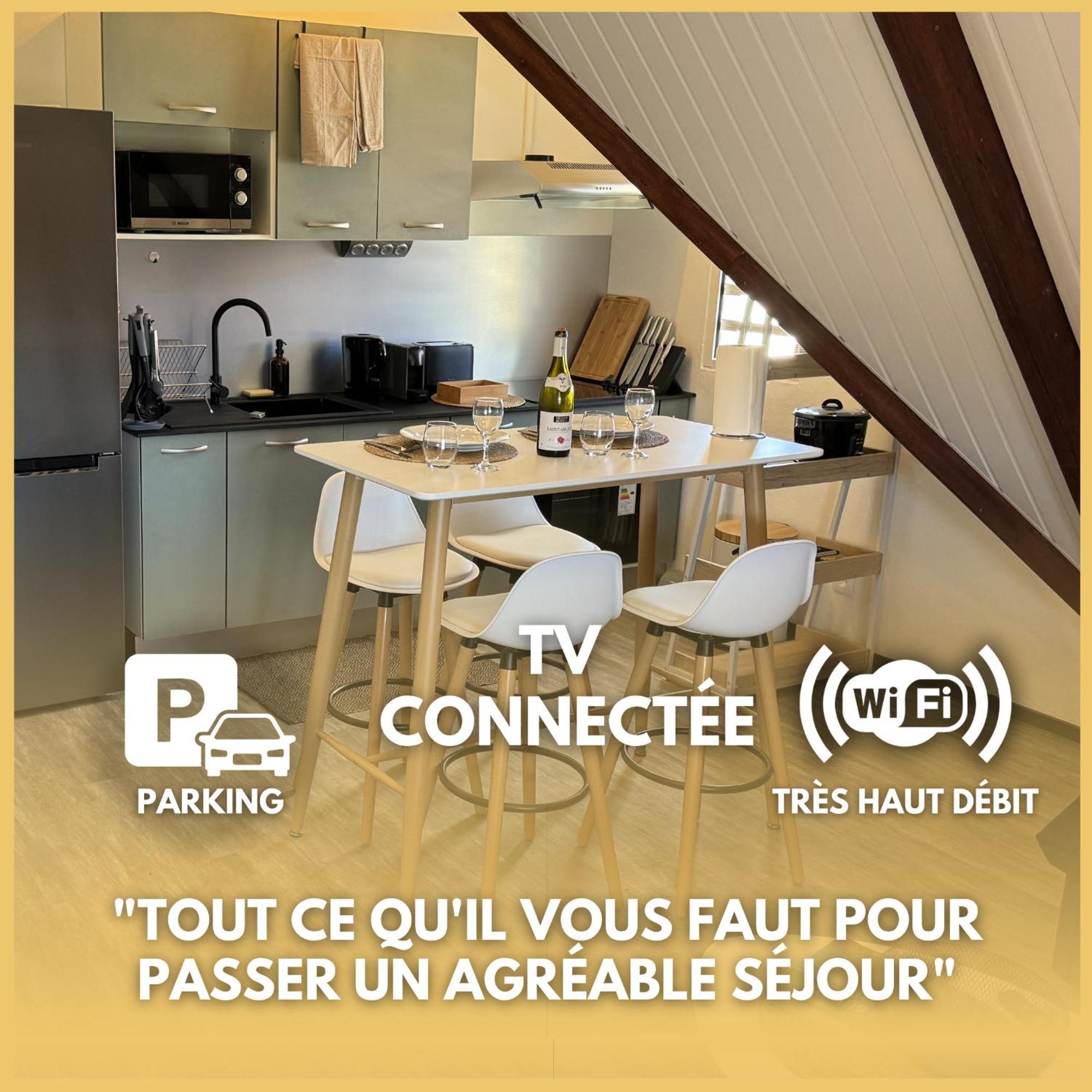 Apartmán T2 Le Cosy, Au Coeur De Montjoly, Parking, Clim Remire-Montjoly Exteriér fotografie